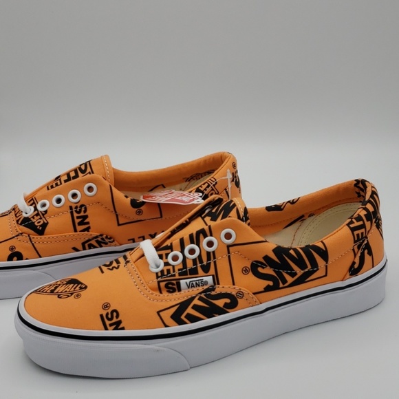 Vans Era Logo Mix Tangerine Black - Picture 2 of 5